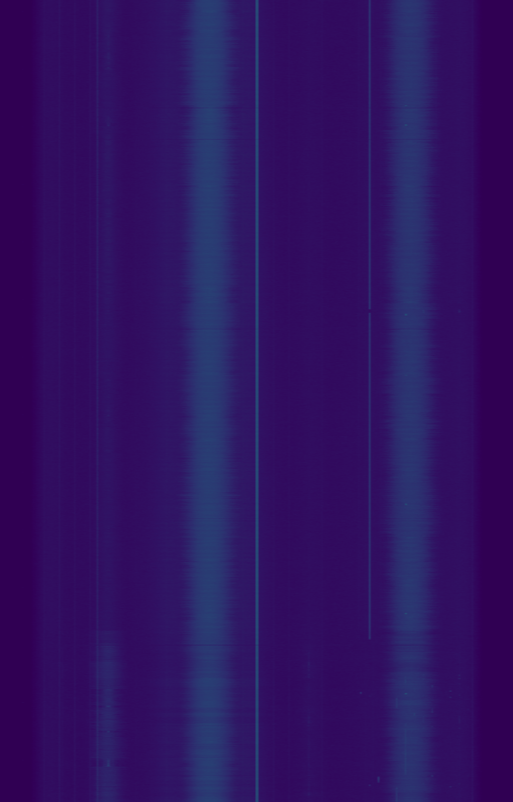Waterfall of the 2 m band during the net